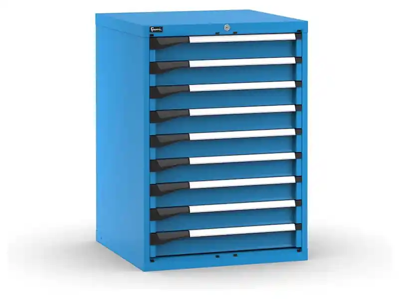Cassettiera Fami Master 714x726x1000mm blu con 9 cassetti ad estrazione regolabile Bestseller