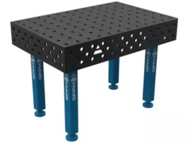 Prezzo Conveniente Banco per saldatura SteelPlus GPPH 1,2x0,8mt spessore 12mm, fori 16mm