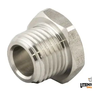 Affare Tappi maschio cilindrici Aignep 62320 INOX 316L per industria alimentare e chimica, 1/8"-3/4" (10pz)
