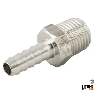 Ultime Pezzi Portagomma maschi conici Aignep 62340 per industria alimentare e chimica, 6-20 (10pz)