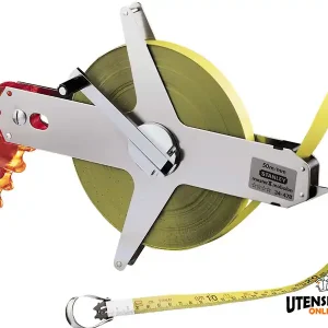 Subito Disponibile Rotella metrica Master II Stanley 50 metri x 12,7mm con nastro in acciaio Mabolon