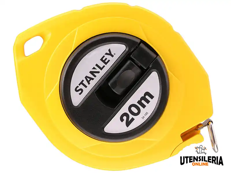 Rotella metrica Stanley 20 metri x 9,5mm con nastro in acciaio Affare