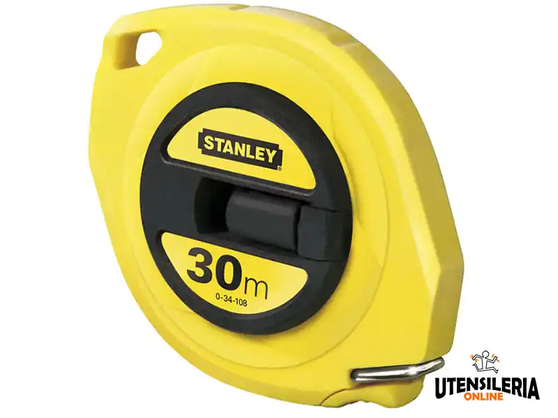 Sconto Rotella metrica Stanley 30 metri x 9,5mm con nastro in acciaio