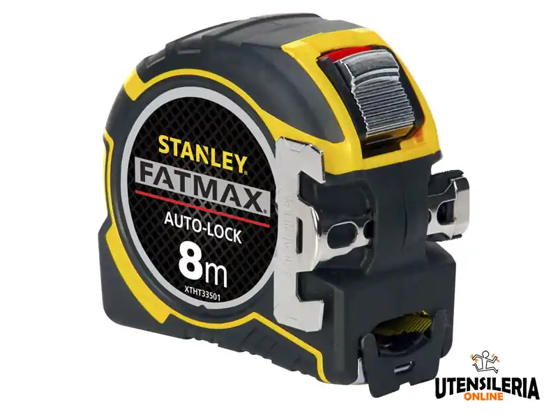 Nuova Collezione Flessometro Stanley Autolock 8 metri x 32mm con magnete e auto-bloccaggio