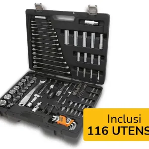 Valigia portautensili Beta Worker BW 2046E/C116 con 116 utensili per manutenzione generale Nuovo Arrivo