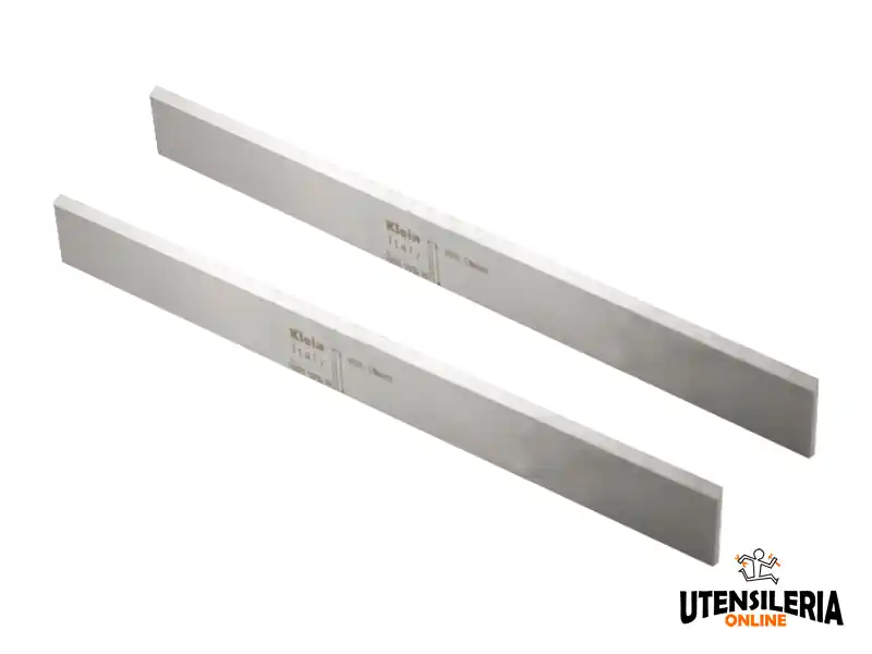 Coltelli da pialla Klein in acciaio HS 18% Wolframio larghezza 30mm (2pz) Occasione