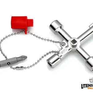 Chiave universale Knipex 76mm per quadri ed armadi elettrici Professionale