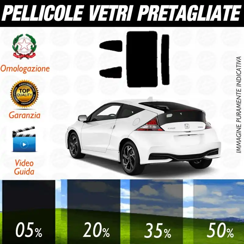 Honda Cr-Z dal 2010 ad OGGI Pellicole Oscuramento Vetri Auto Pre Tagliate a Misura Offerta Limitata