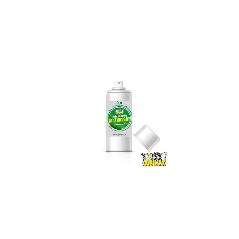 CUBIMAX Bomboletta 400ml Attivatore LQ per Cubicatura Bassa Quantità Nuova Collezione