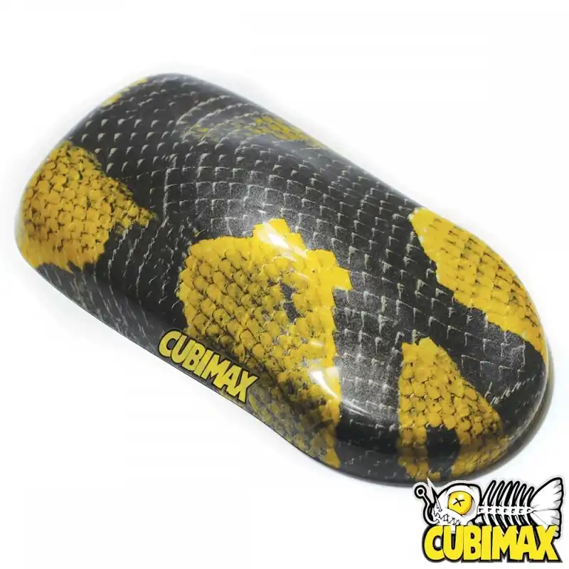 Prezzo Ridotto CUBIMAX h50 Pelle Pitonata Gialla per Cubicatura e WTP Water Transfer Printing P