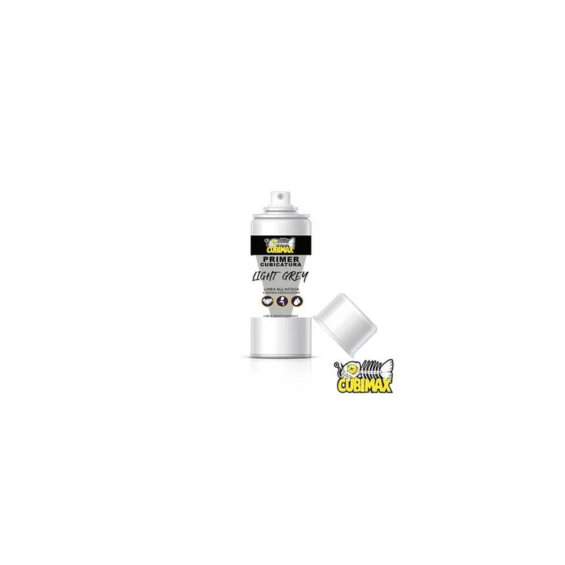 Offerta Limitata CUBIMAX Bomboletta 400ml Primer Cubicatura H2O a rapida essiccazione Grigio Chia