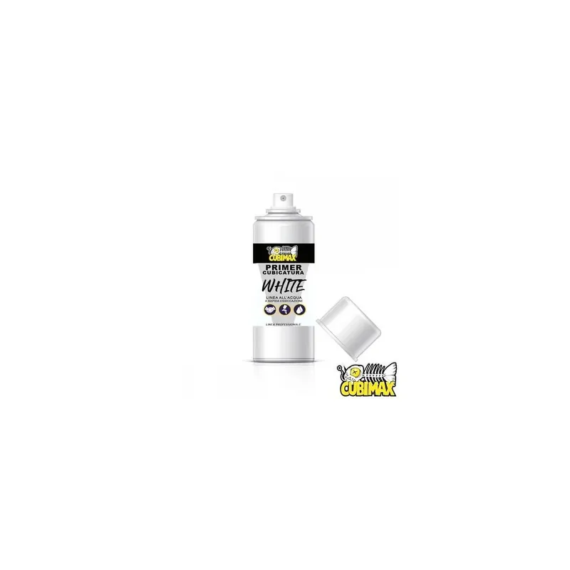 CUBIMAX Bomboletta 400ml Primer Cubicatura H2O a rapida essiccazione Bianco Prezzo Conveniente