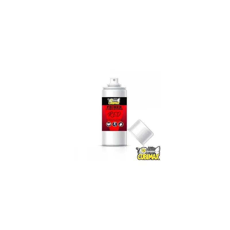 Consegna Rapida CUBIMAX Bomboletta 400ml Primer Cubicatura H2O a rapida essiccazione Rosso