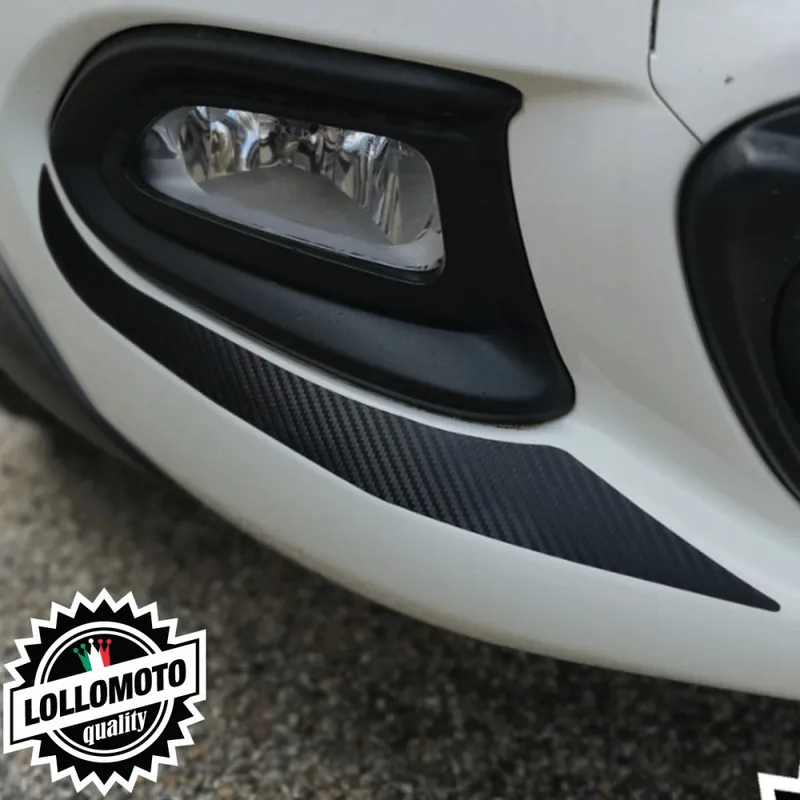 Miglior Prezzo Adesivi Carbon Paraurti Anteriore Per Fiat 500 X Carbonio 3D Adesive Stickers Auto Decal Tuning
