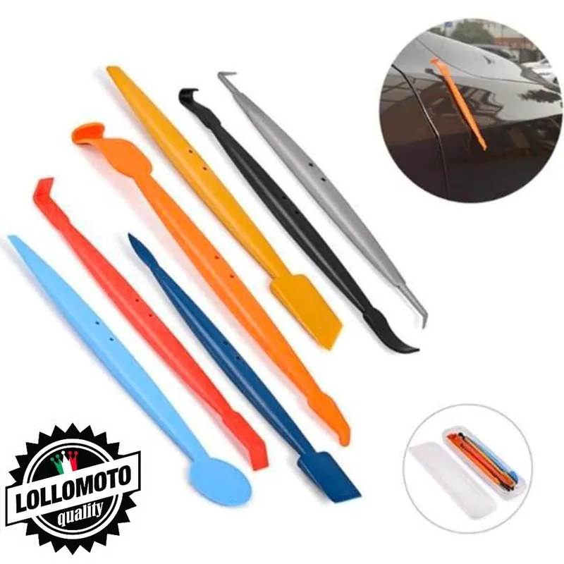 7 Micro Spatole di Precisione per Car Wrapping Magnetiche con Custodia Professionali Accessori Wrapping Saldi