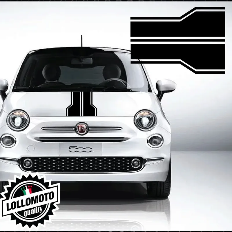 Strisce Adesive SPECIAL per Cofano compatibili con ABARTH 500 e FIAT 500 Direttamente Dal Produttore