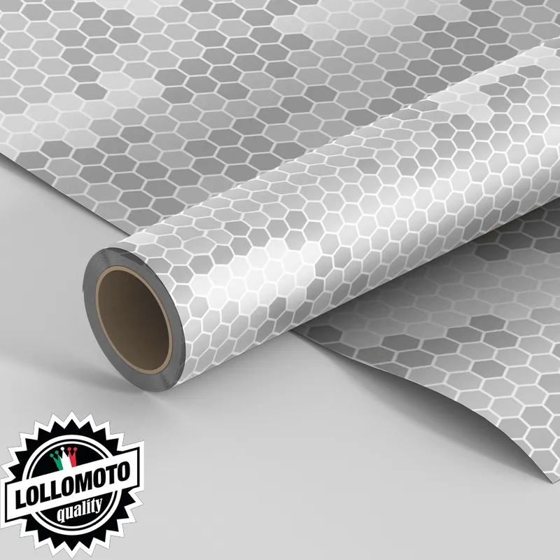Pellicola DIGITAL CAMOUFLAGE ABSTRACT MILITARY GREY Pellicola Car Wrapping Adesiva Rivestimento Auto Offerta Lampo