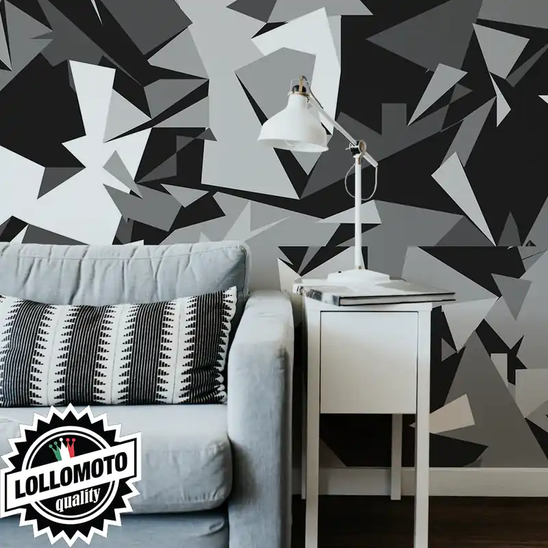 Carta da Parati Adesiva COAMOUFLAGE MIMETICA NEVE Professionale Interior Design Arredamento Personalizzato Wall Paper Non Perdere