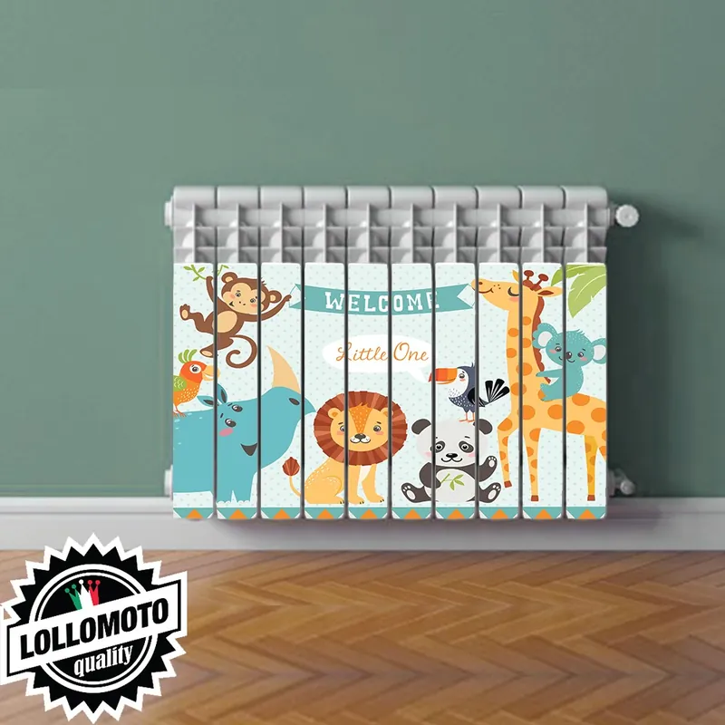 Termosifone WELCOME LITTLE ONE Rivestimento Adesivo Laminato Stickers Termosifone Wrapping Interior Design Offerta Lampo