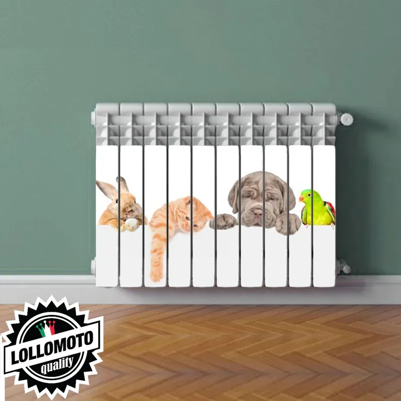 Termosifone FUNNY ANIMALS Rivestimento Adesivo Laminato Stickers Termosifone Wrapping Interior Design Acquista Ora