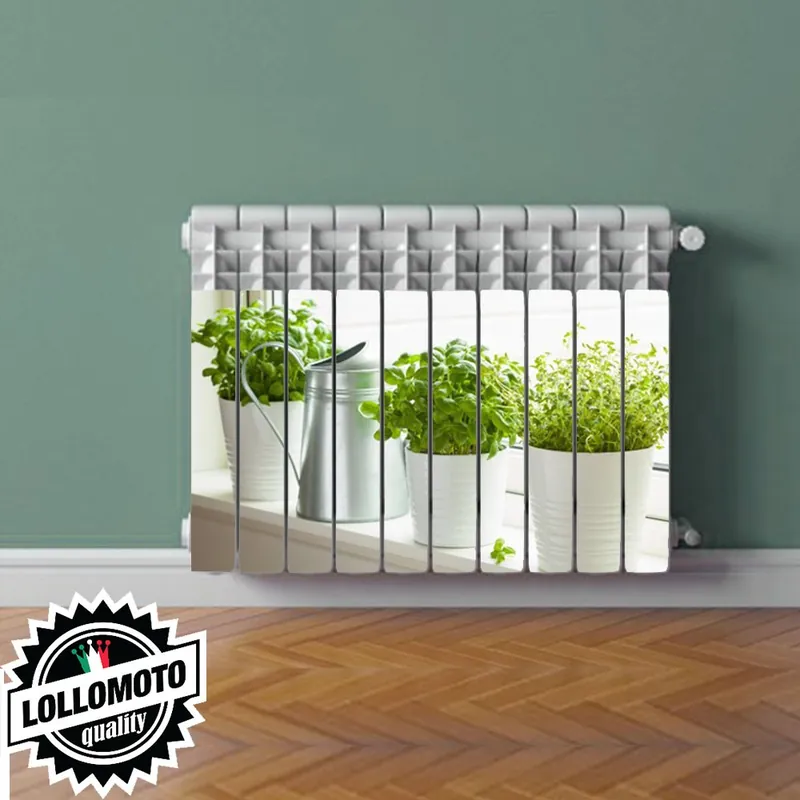 Termosifone PLANTS Rivestimento Adesivo Laminato Stickers Termosifone Wrapping Interior Design Affare