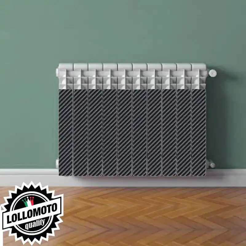 Offerta Speciale Termosifone CARBON REALISTIC Rivestimento Adesivo Laminato Stickers Termosifone Wrapping Interior Design