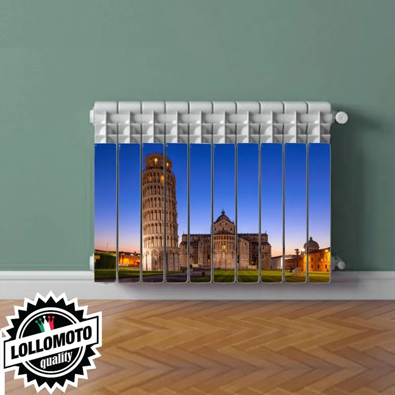 Occasione Termosifone PISA Rivestimento Adesivo Laminato Stickers Termosifone Wrapping Interior Design