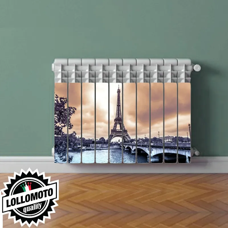 Soddisfatti O Rimborsati Termosifone PARIGI Rivestimento Adesivo Laminato Stickers Termosifone Wrapping Interior Design