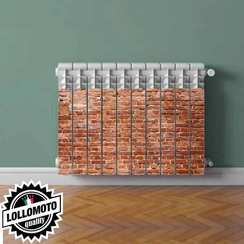 Ultima Occasione Termosifone MATTONI Rivestimento Adesivo Laminato Stickers Termosifone Wrapping Interior Design