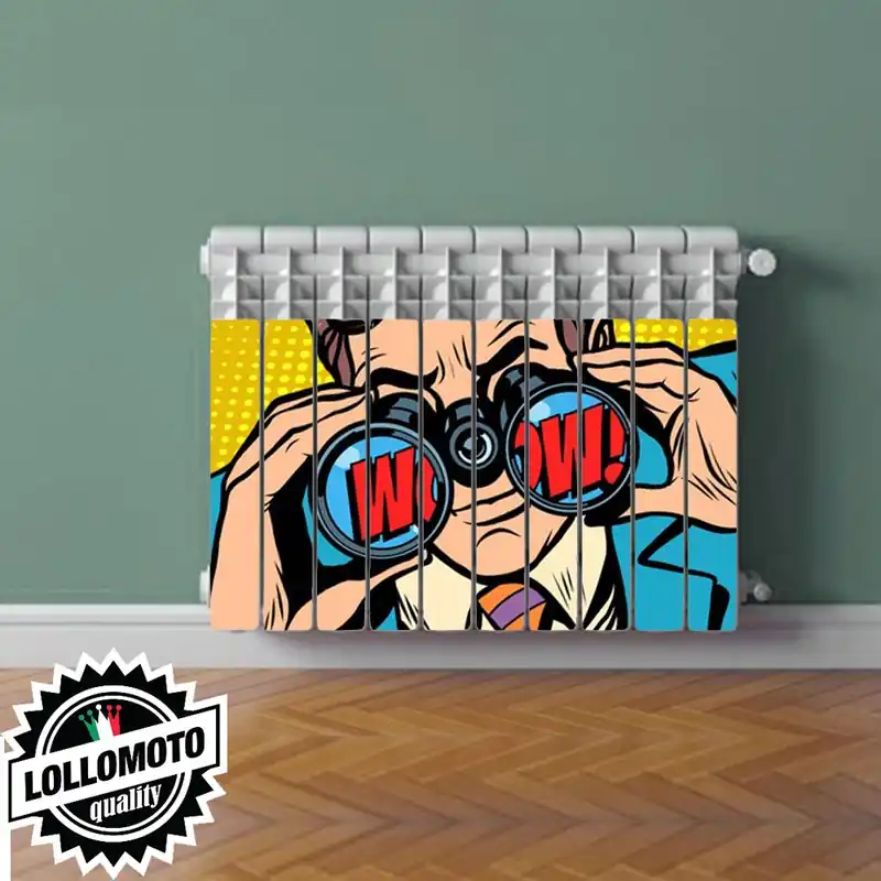 Nuovo Arrivo Termosifone POP ART TOP Rivestimento Adesivo Laminato Stickers Termosifone Wrapping Interior Design
