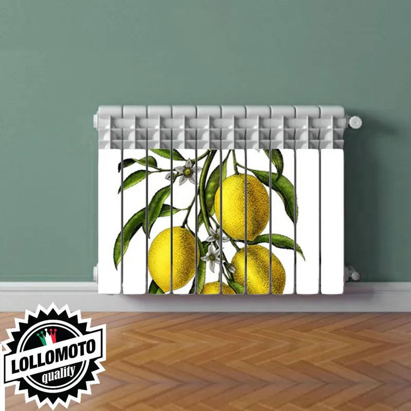 Termosifone LEMON Rivestimento Adesivo Laminato Stickers Termosifone Wrapping Interior Design Ultime Pezzi