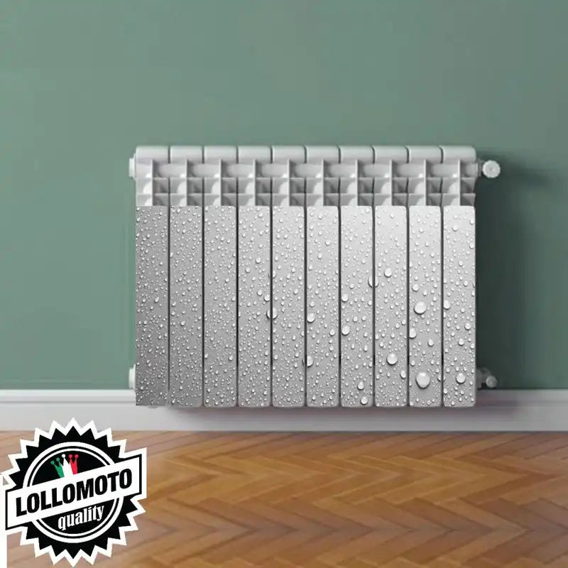 Compra Online Termosifone WATER DROPS Rivestimento Adesivo Laminato Stickers Termosifone Wrapping Interior Design