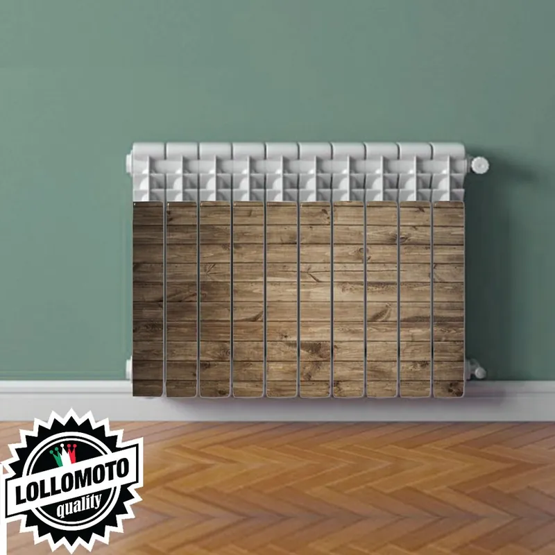 Acquista Ora Termosifone WOOD Rivestimento Adesivo Laminato Stickers Termosifone Wrapping Interior Design