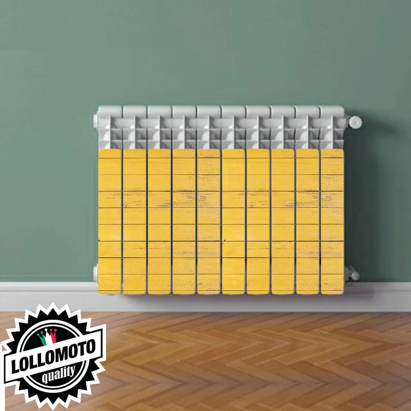Ordina Subito Termosifone WOOD YELLOW Rivestimento Adesivo Laminato Stickers Termosifone Wrapping Interior Design