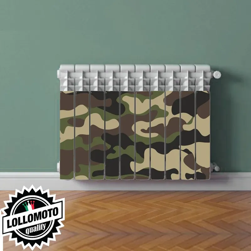 Esclusivo Termosifone MIMETICA BOSCHIVA Rivestimento Adesivo Laminato Stickers Termosifone Wrapping Interior Design