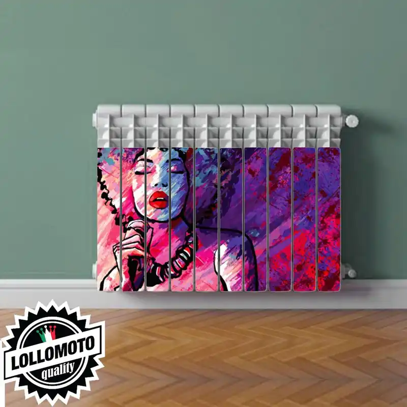 Occasione Termosifone SINGER Rivestimento Adesivo Laminato Stickers Termosifone Wrapping Interior Design