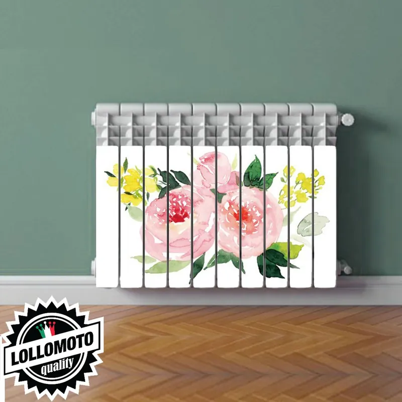 Termosifone DROW PINK ROSE Rivestimento Adesivo Laminato Stickers Termosifone Wrapping Interior Design Prezzo Ridotto