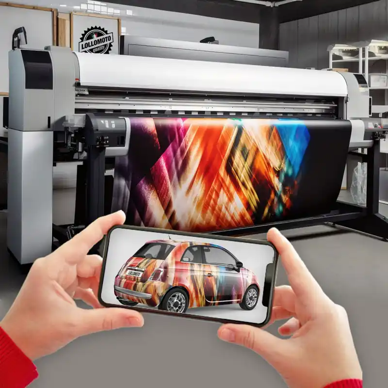 150x100cm Pellicola Car Wrapping Personalizzata con Configuratore On-Line Pellicola Professionale Adesiva Spedito Oggi