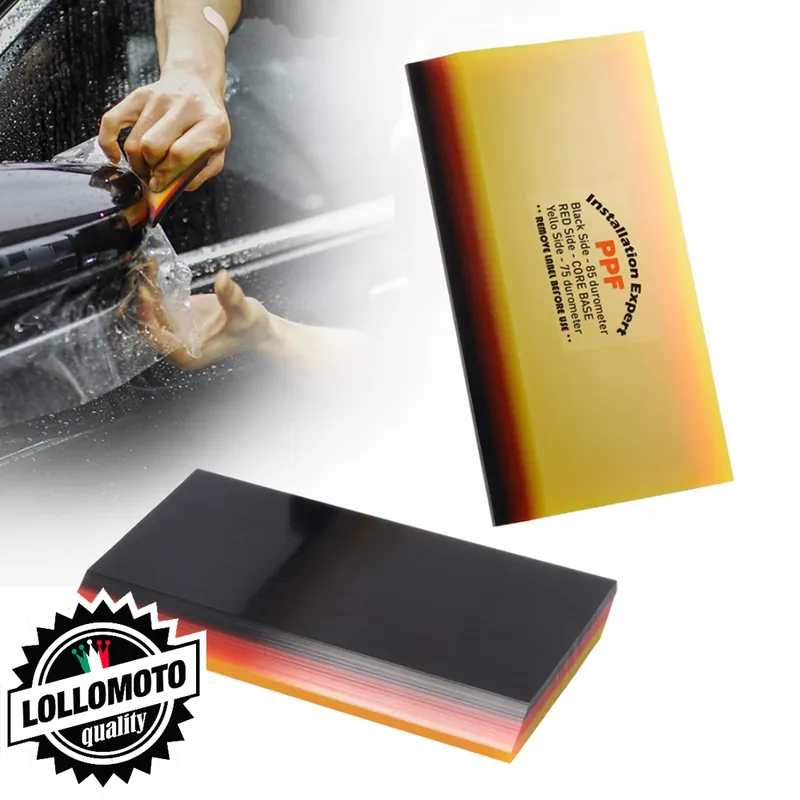 1x Spatola Professionale in Gomma 3 Layer per Applicazione Pellicole Vetri e Pellicole Protettive Trasparenti PPF Soddisfatti O Rimborsati