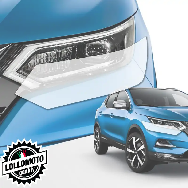 Super Prezzo Pellicola Protettiva per Fanali e Fari NISSAN QASHQAI dal 2014 al 2020 Pre-Tagliata PPF