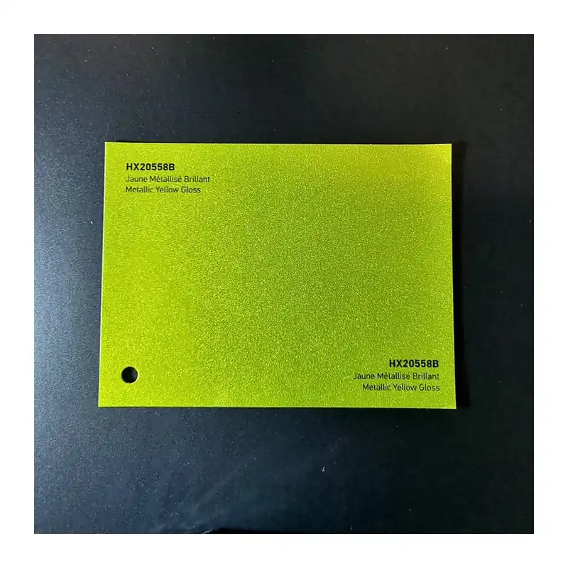 HEXIS SKINTAC HX20000 METALLIC YELLOW GLOSS FILM CAST PELLICOLA CAR WRAPPING PROFESSIONALE Solo Oggi