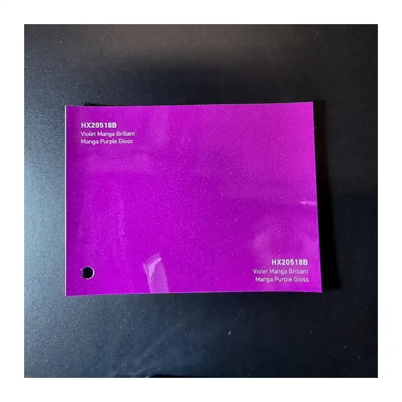 HEXIS SKINTAC HX20000 MANGA PURPLE GLOSS FILM CAST PELLICOLA CAR WRAPPING PROFESSIONALE Pagamento Sicuro