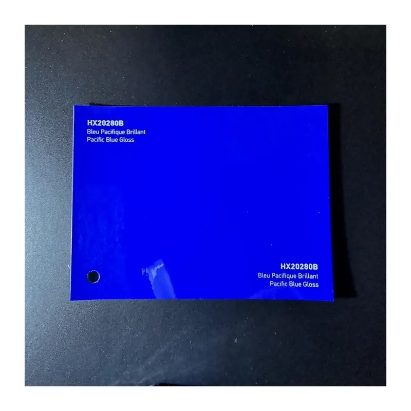 Esclusivo HEXIS SKINTAC HX20000 PACIFIC BLUE GLOSS FILM CAST PELLICOLA CAR WRAPPING PROFESSIONALE