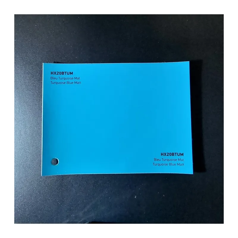 HEXIS SKINTAC HX20000 TURQUOISE BLUE MATT FILM CAST PELLICOLA CAR WRAPPING PROFESSIONALE Non Perdere