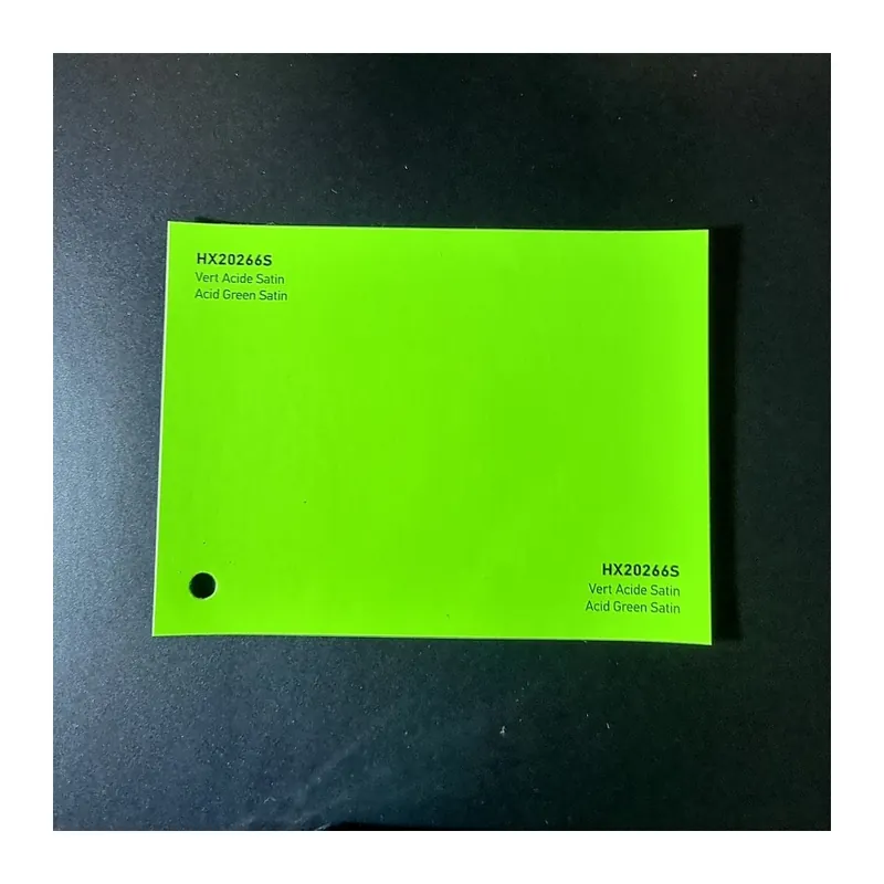 Prezzo Basso HEXIS SKINTAC HX20000 ACID GREEN SATIN FILM CAST PELLICOLA CAR WRAPPING PROFESSIONALE