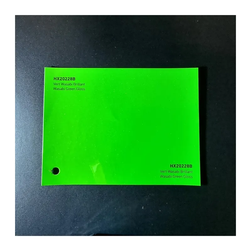 Spedito Oggi HEXIS SKINTAC HX20000 WASABI GREEN GLOSS FILM CAST PELLICOLA CAR WRAPPING PROFESSIONALE