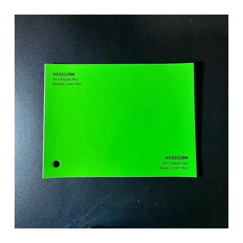 Ultima Occasione HEXIS SKINTAC HX20000 WASABI GREEN MATT FILM CAST PELLICOLA CAR WRAPPING PROFESSIONALE