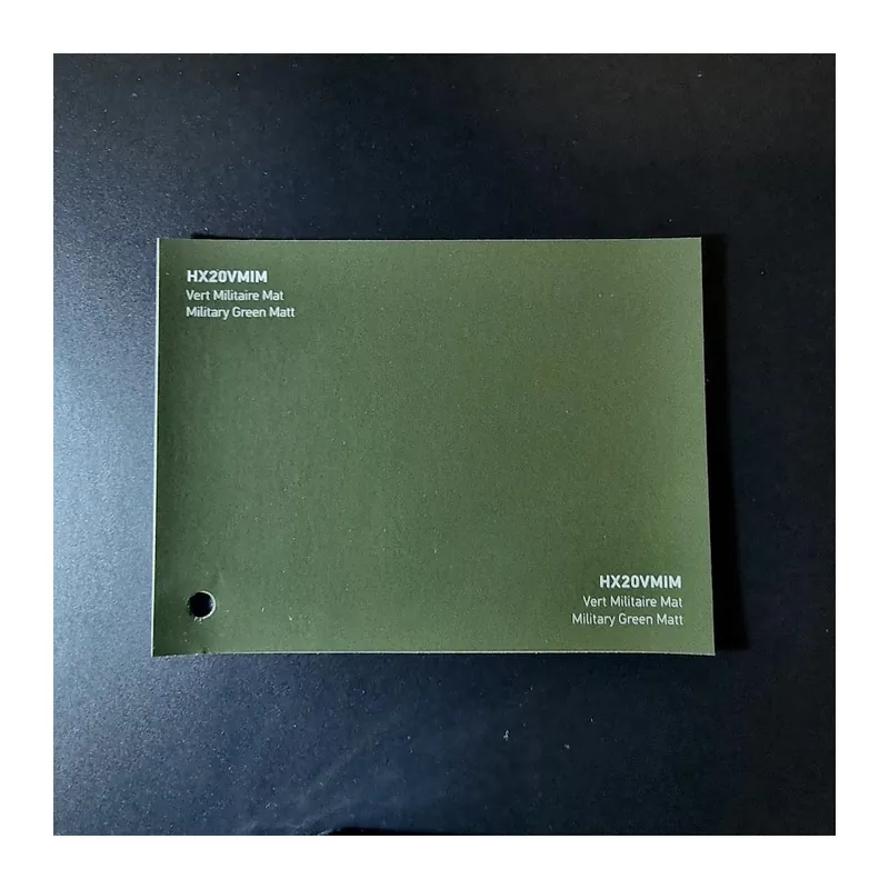 Offerta Speciale HEXIS SKINTAC HX20000 MILITARY GREEN MATT FILM CAST PELLICOLA CAR WRAPPING PROFESSIONALE