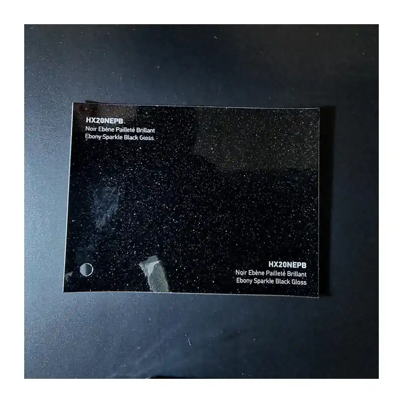 HEXIS SKINTAC HX20000 EBONY SPARKLE BLACK GLOSS FILM CAST PELLICOLA CAR WRAPPING PROFESSIONALE Quantità Limitata