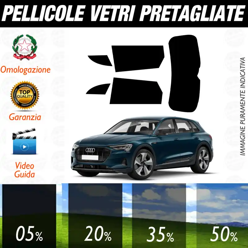Scelto Dai Clienti Audi E-tron dal 2019 a Oggi Pellicole Oscuramento Vetri Auto Pre Tagliate a Misura